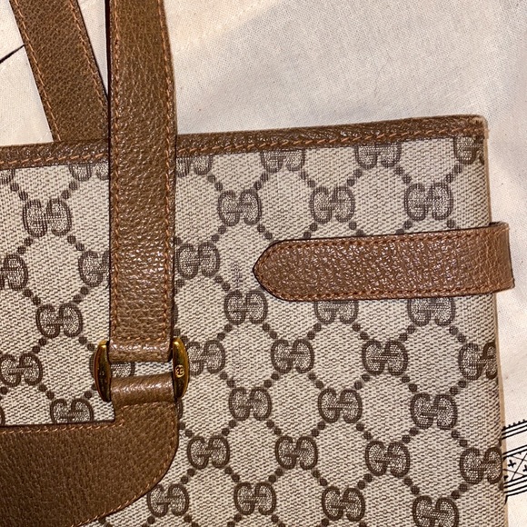 AUTHENTIC - Vintage Gucci PVC GG Supreme Tote - Picture 11 of 17